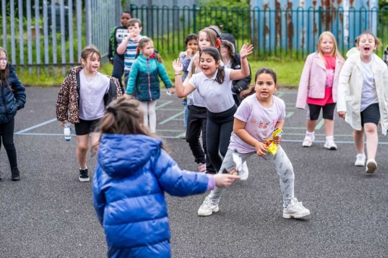 Allied Vehicles gave Winning Scotland £12,500 for its On Our Marks initiative to promote exercise and health amongst youngsters